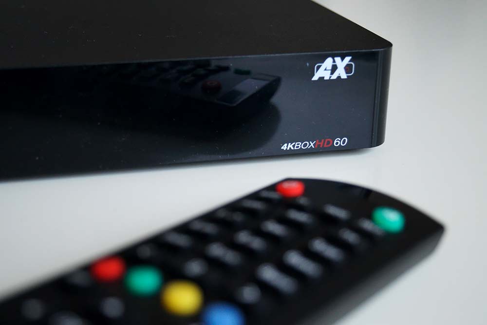 preprogramado para Astra & Hotbird Incluye Cable HDMI Receptor de satélite AX HD60 4K UHD 2160p E2 Linux 1xDVB-S2X 