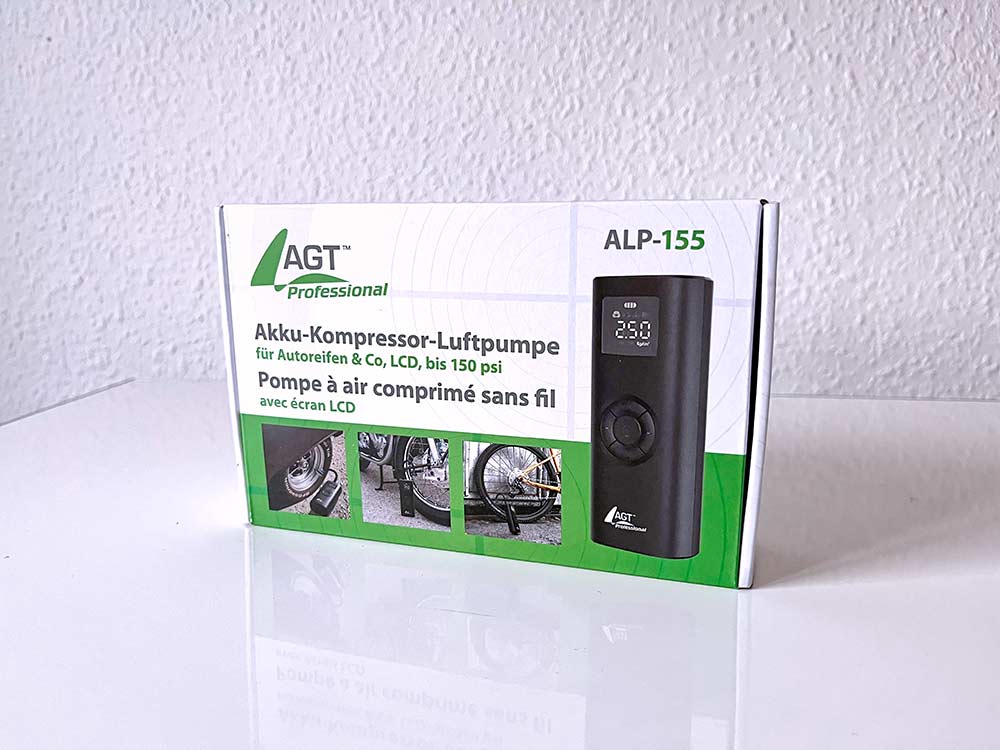 AGT Professional Akku Luftkompressor: Akku-Kompressor-Luftpumpe